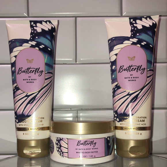 Bath & Body Works Bath & Body Butterfly Body Cream Body Butter Set Poshmark